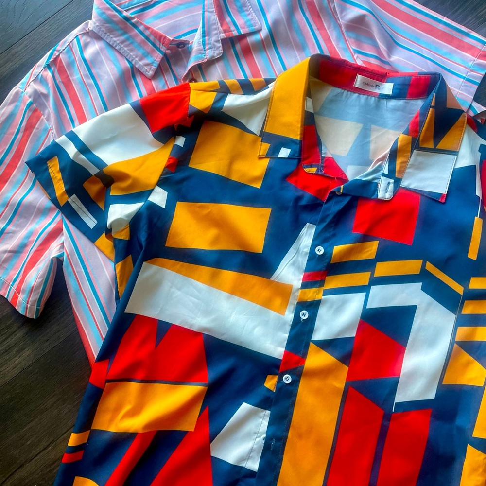 ChArmkpR - Mens button shirts - Size Large